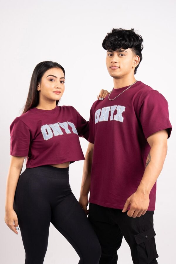 Unisex Essential Slim-Fit T-shirt <br><span class="colorName" style="font-size:13px;">Color: Merlot</span>